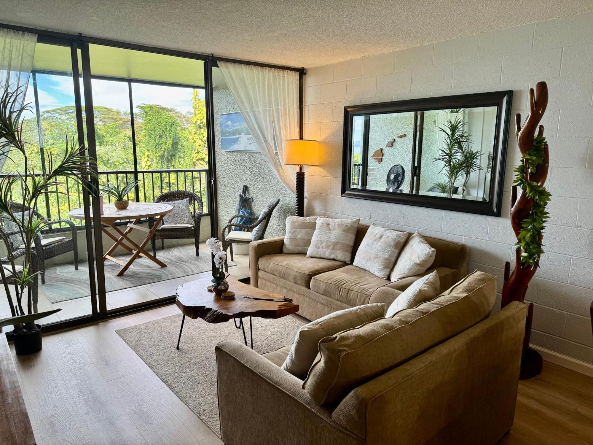 Apartment Direct Oceanfront Mauna Loa Shores Honu Elua #508 Next To Carlsmith Park, Hi