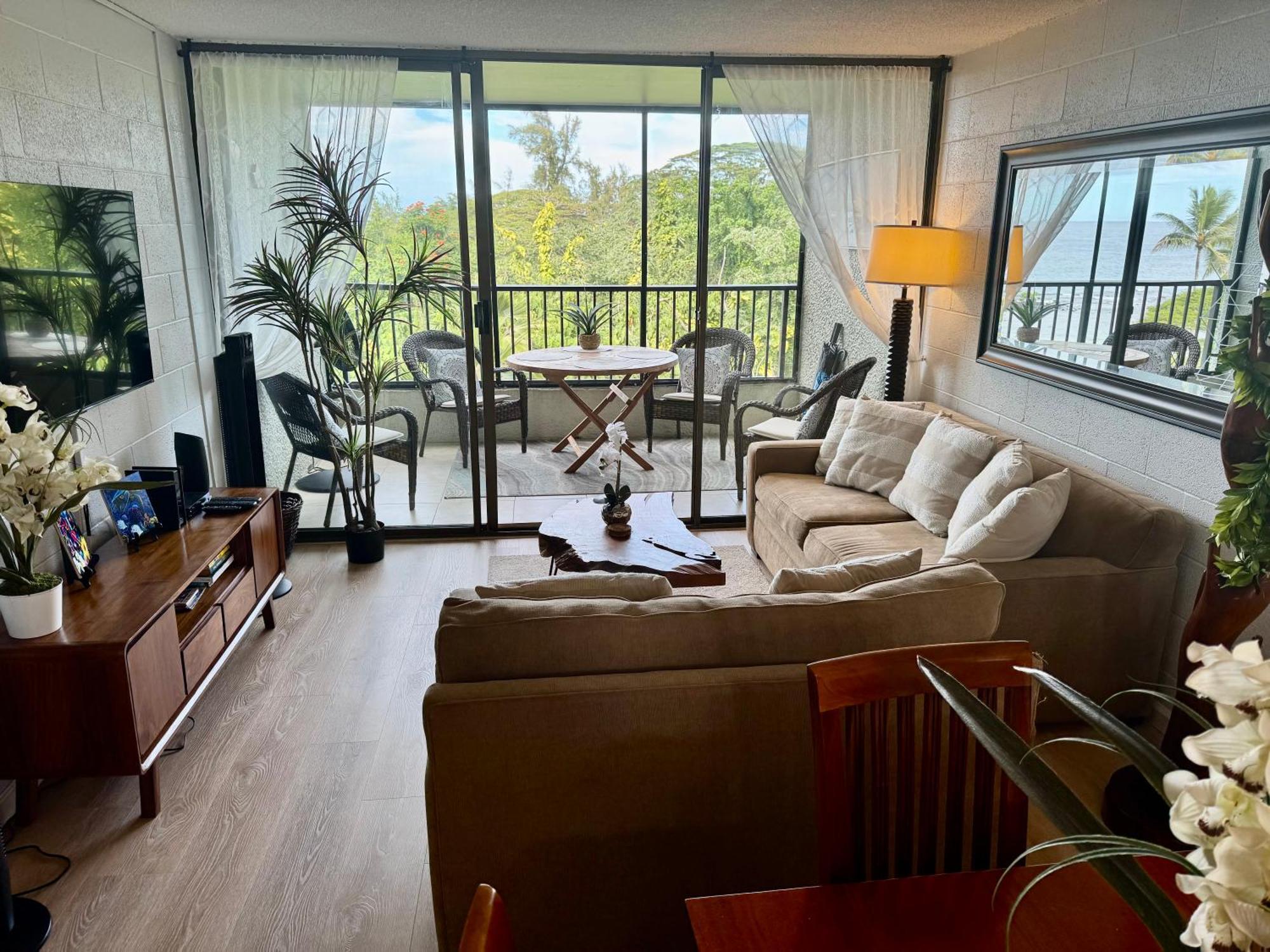 Direct Oceanfront Mauna Loa Shores Honu Elua #508 Next To Carlsmith Park, Hi Apartment