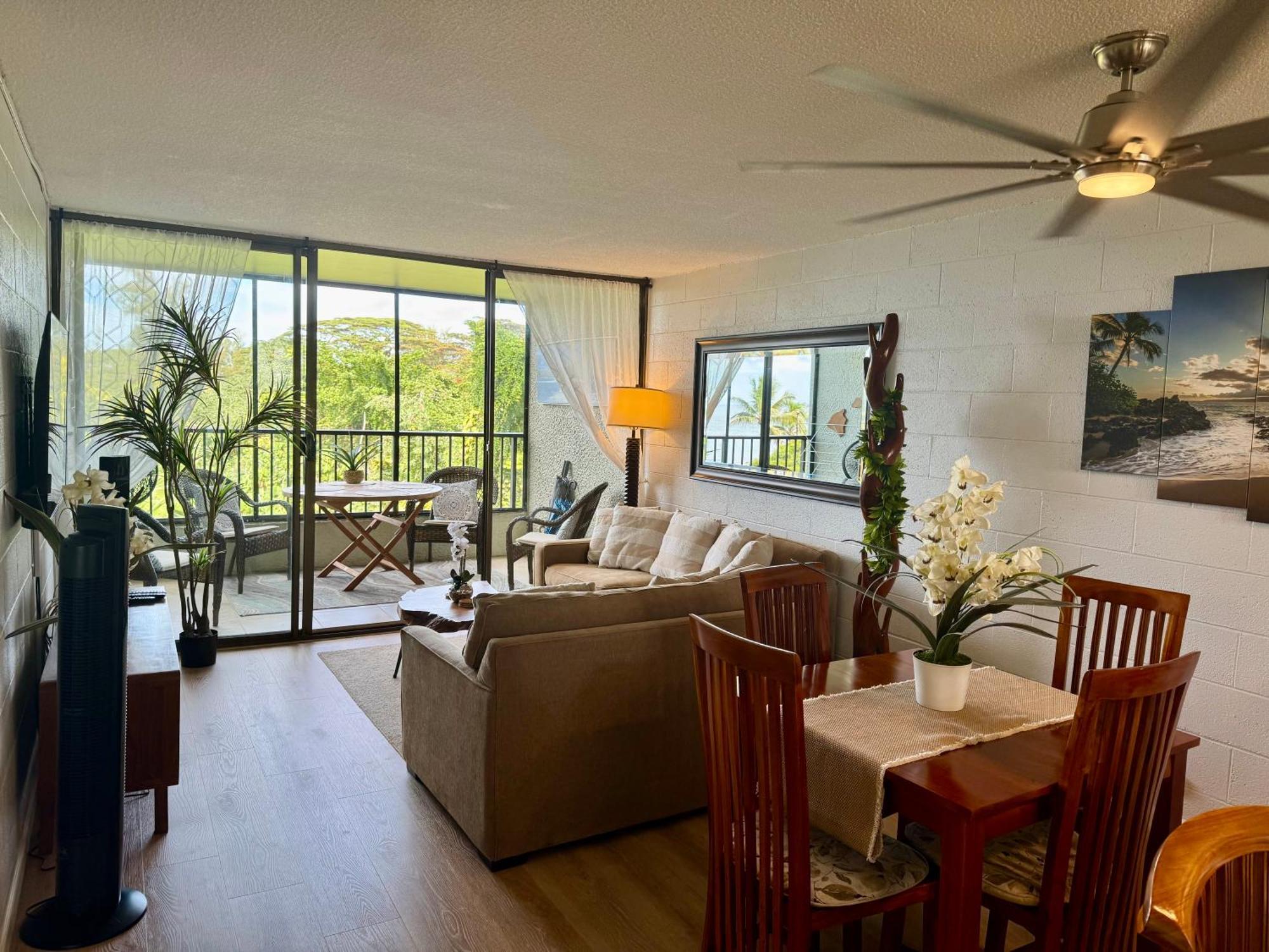 Direct Oceanfront Mauna Loa Shores Honu Elua #508 Next To Carlsmith Park, Hi Apartment Hilo